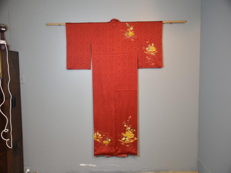 Jacquard Silk Kimono