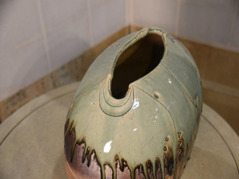 Pottery Vase from Japan - Image 6