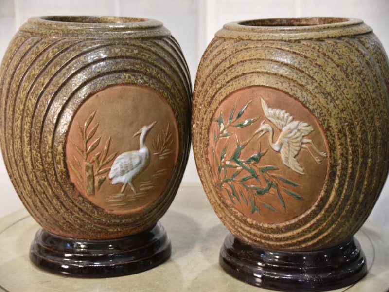 Pair of Pottery Hibachi - Image 4