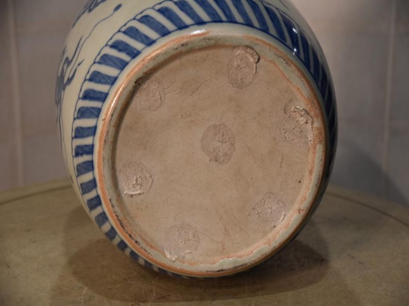 Blue and White Porcelain Hibachi - Image 3