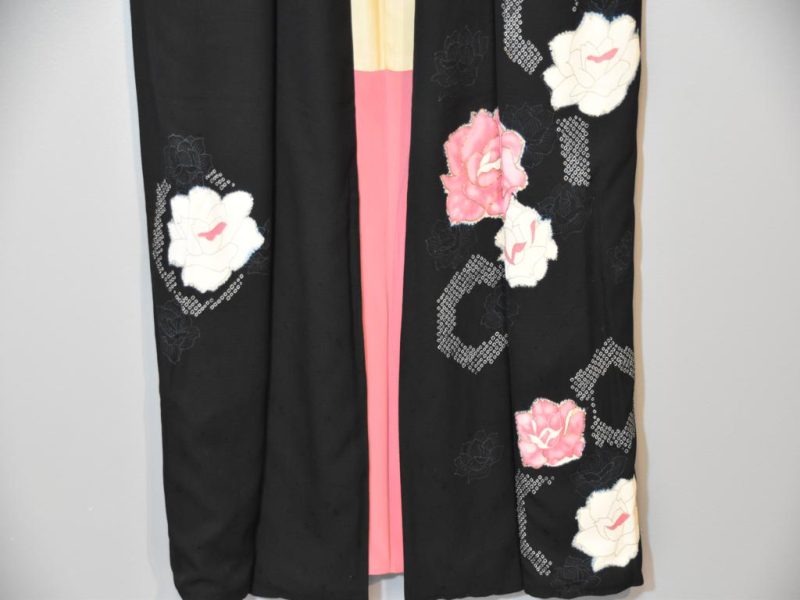 Black Kimono with Roses - Image 6