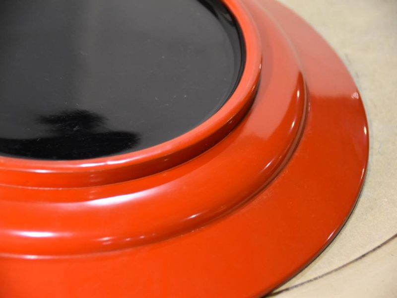 Red Lacquer Plate - Image 3