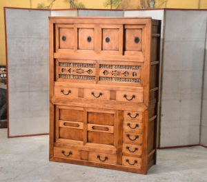 Mizuya Dansu Antique Kyoto Region Kitchen Chest Width:1145.mm