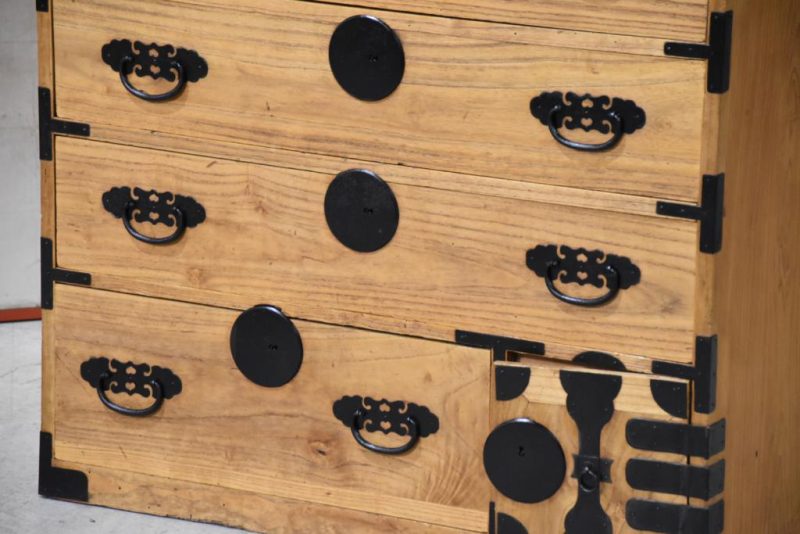 Japanese Isho Dansu Kimono Chest Width:880mm - Image 12