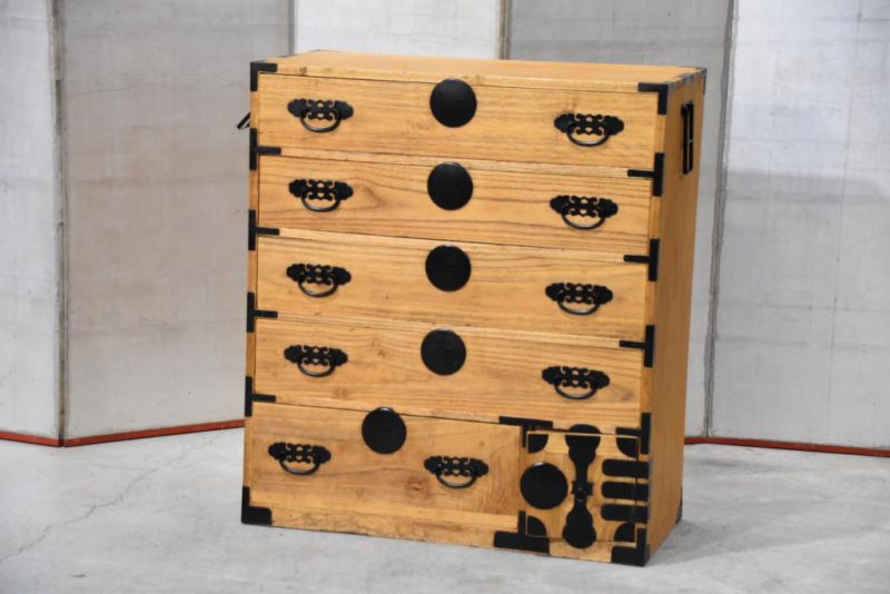 Japanese Isho Dansu Kimono Chest Width:880mm - Image 11