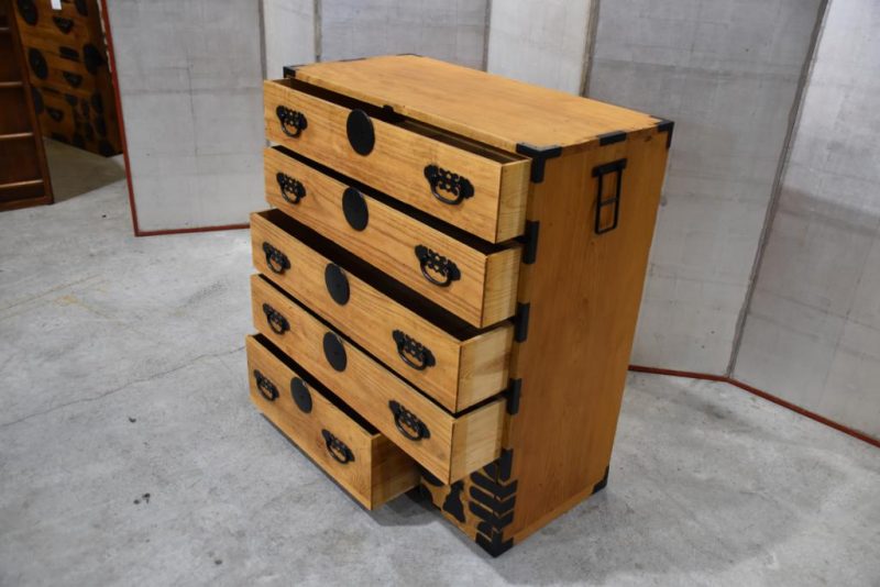 Japanese Isho Dansu Kimono Chest Width:880mm - Image 6