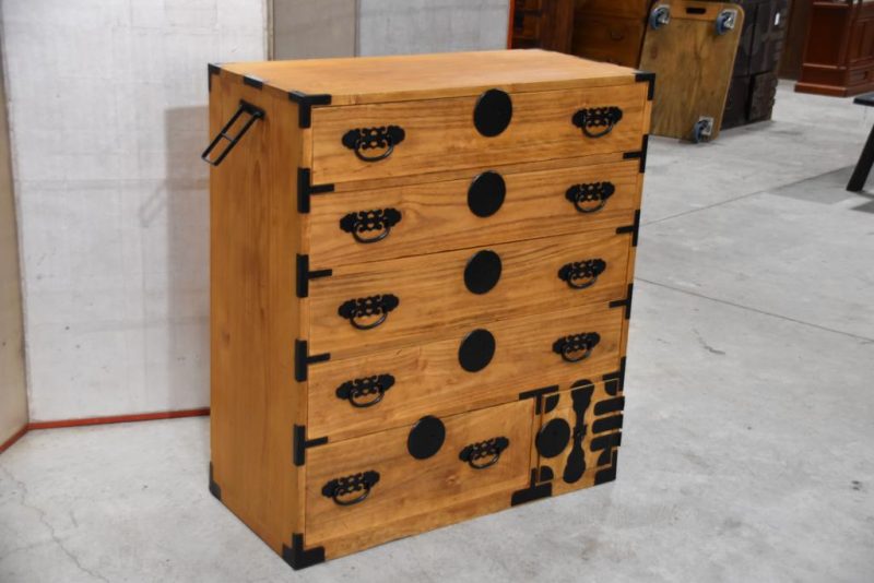 Japanese Isho Dansu Kimono Chest Width:880mm - Image 13