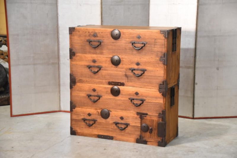 Antique Clothing Chest 2 Sections Width:1000mm