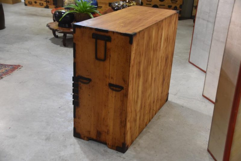 Antique Japanese Clothing Chest of Drawers Width:1065mm - Image 3