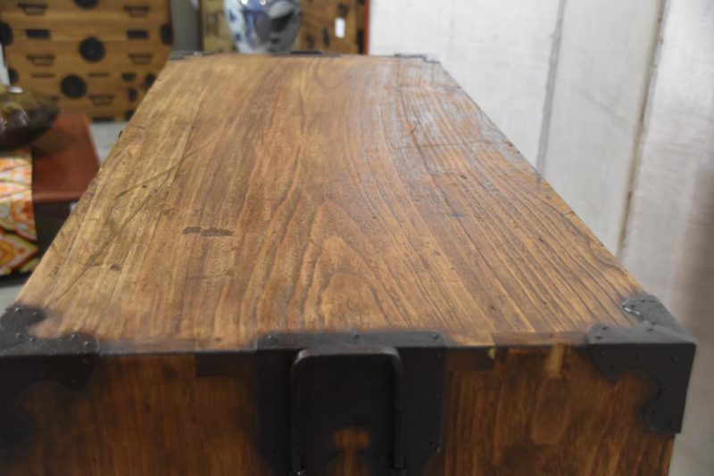 Antique Clothing Chest 2 Sections Width:1000mm - Image 7
