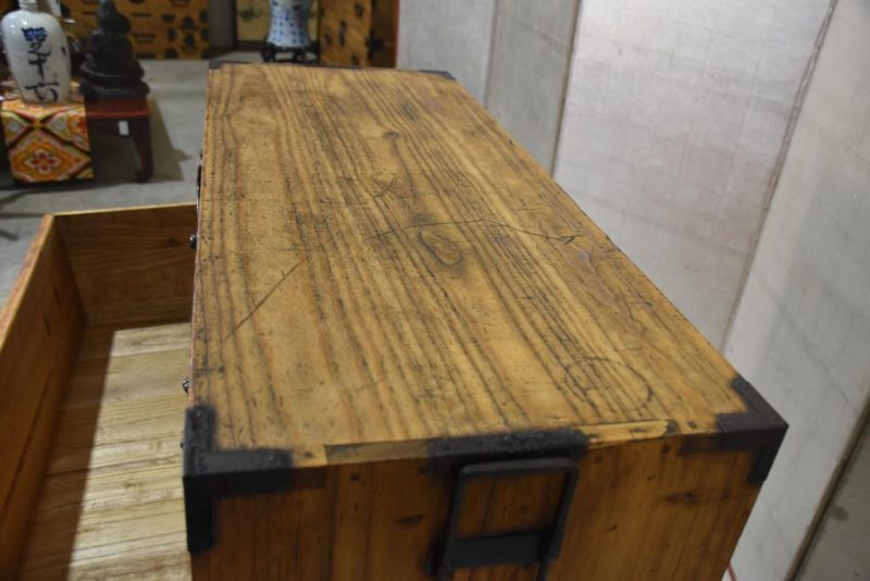 6 Drawer Antique Clothing Chest 2 Sections Width:1030mm - Image 6