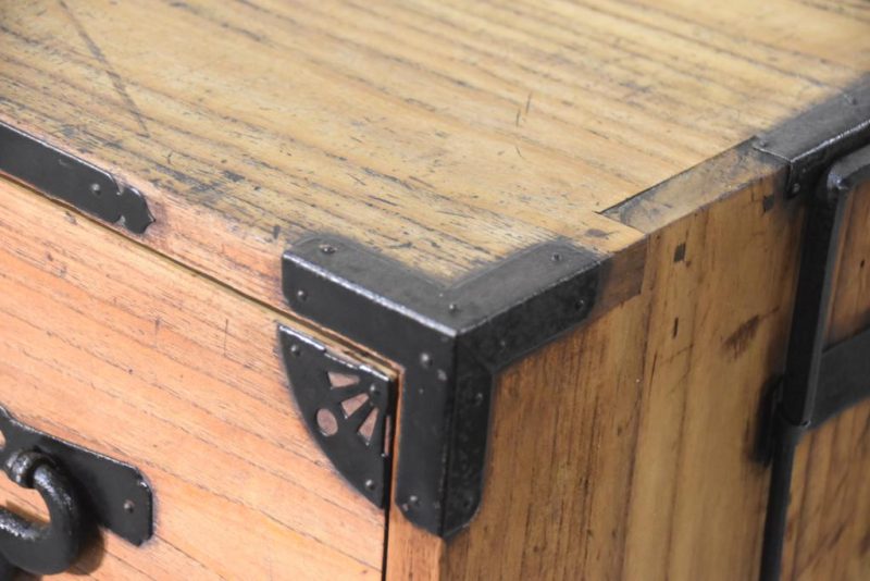 6 Drawer Antique Clothing Chest 2 Sections Width:1030mm - Image 3