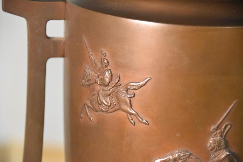 Japanese Bronze Vase Usubata - Image 13