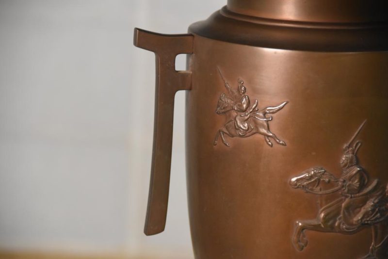 Japanese Bronze Vase Usubata - Image 12