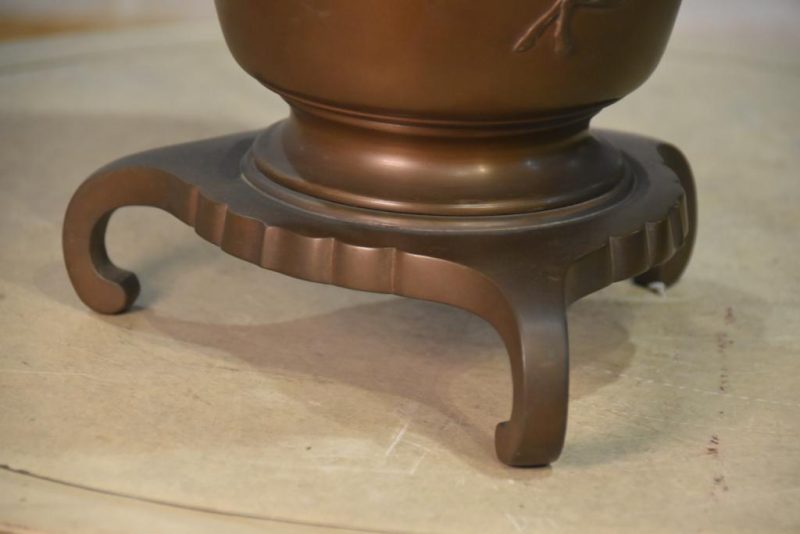 Japanese Bronze Vase Usubata - Image 11