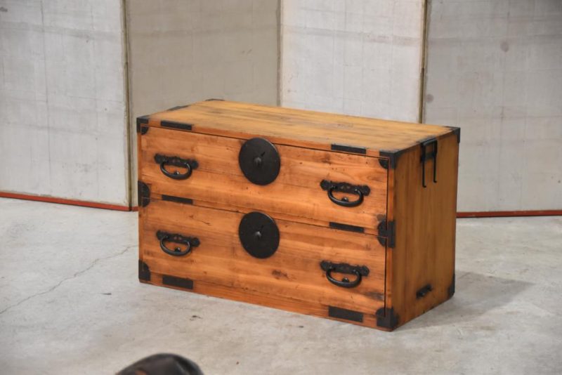Antique Half Clothing Chest Width:880mm