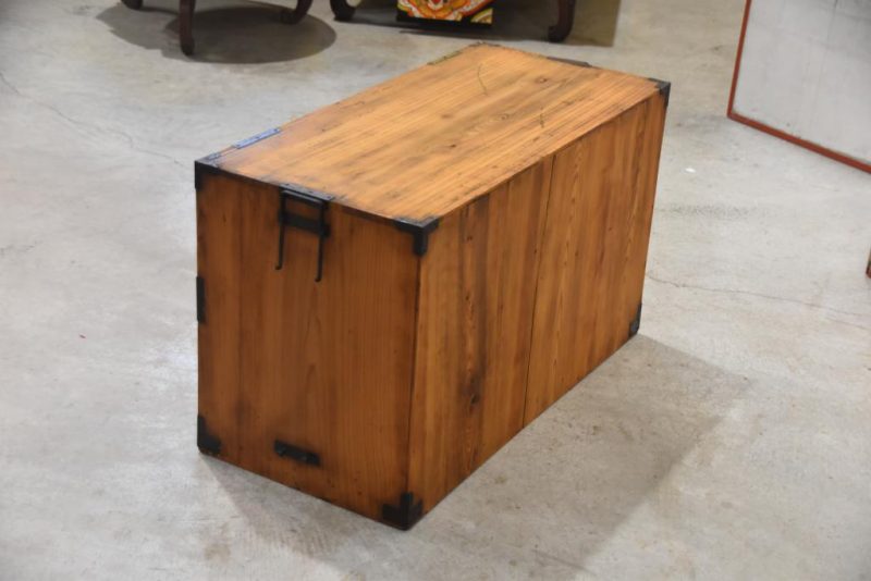 Antique Half Clothing Chest Width:880mm - Image 7