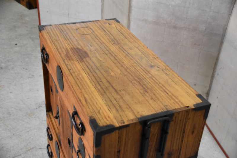 Antique Tokyo Region Merchant Chest Width:775mm - Image 7