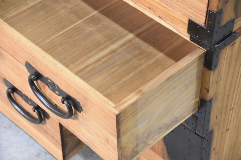 Antique Japanese Clothing Chest on Chest Width:960mm - Image 6