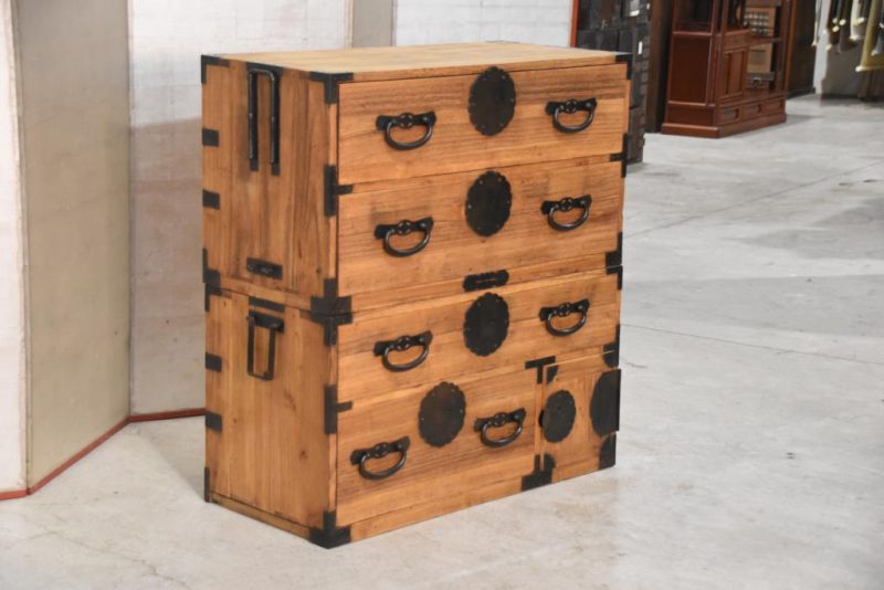 Antique Japanese Clothing Chest on Chest Width:960mm - Image 4