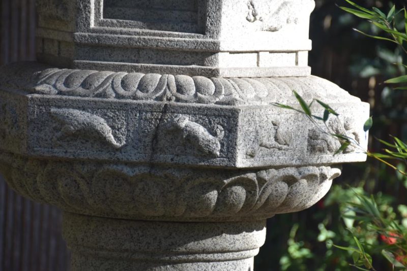 Antique Granite Garden Lantern Height:3400mm - Image 5