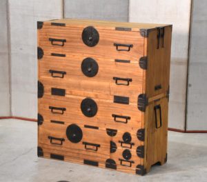 Antique Japanese Clothing Chest on Chest Width:915mm