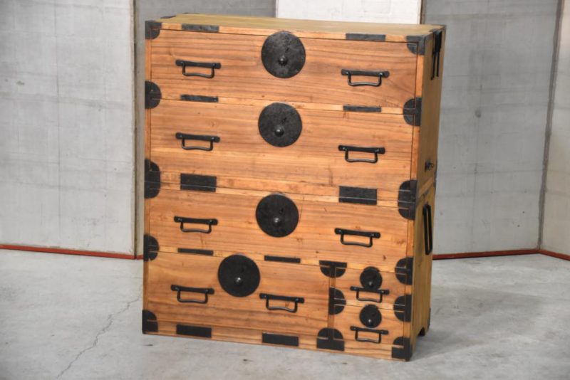 Antique Japanese Clothing Chest on Chest Width:915mm - Image 12