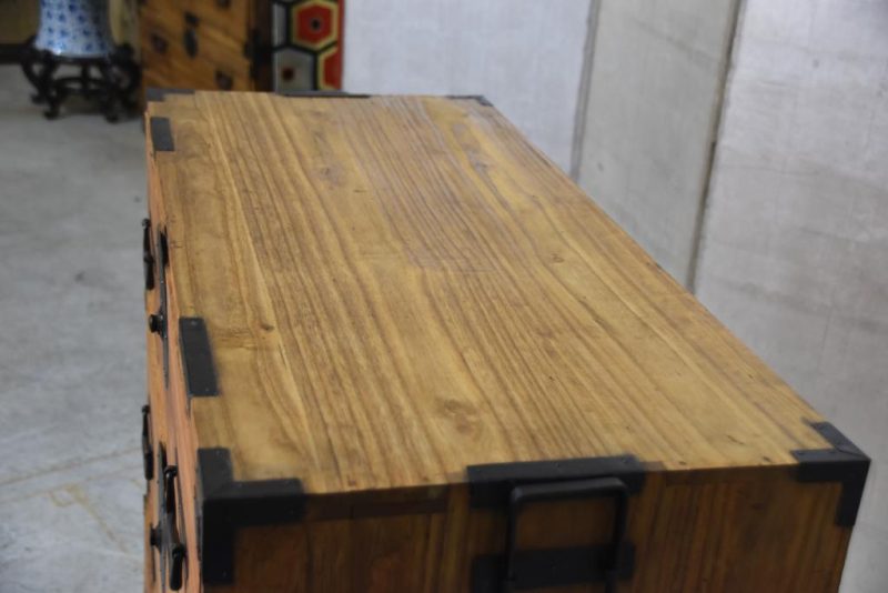 Antique Japanese Clothing Chest on Chest Width:915mm - Image 7