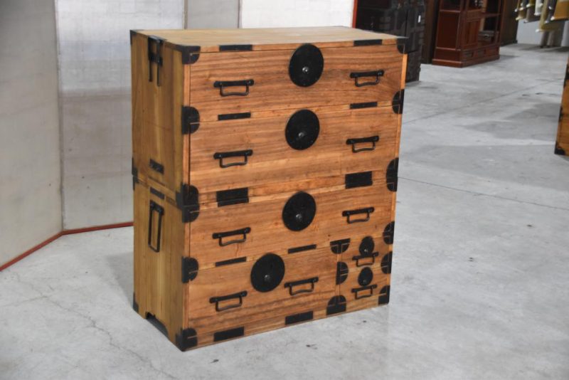 Antique Japanese Clothing Chest on Chest Width:915mm - Image 5