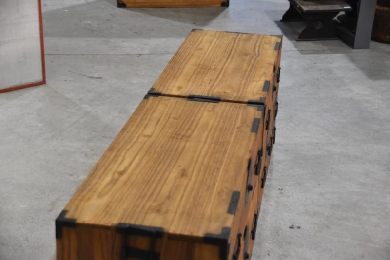 Antique Japanese Clothing Chest on Chest Width:915mm - Image 4