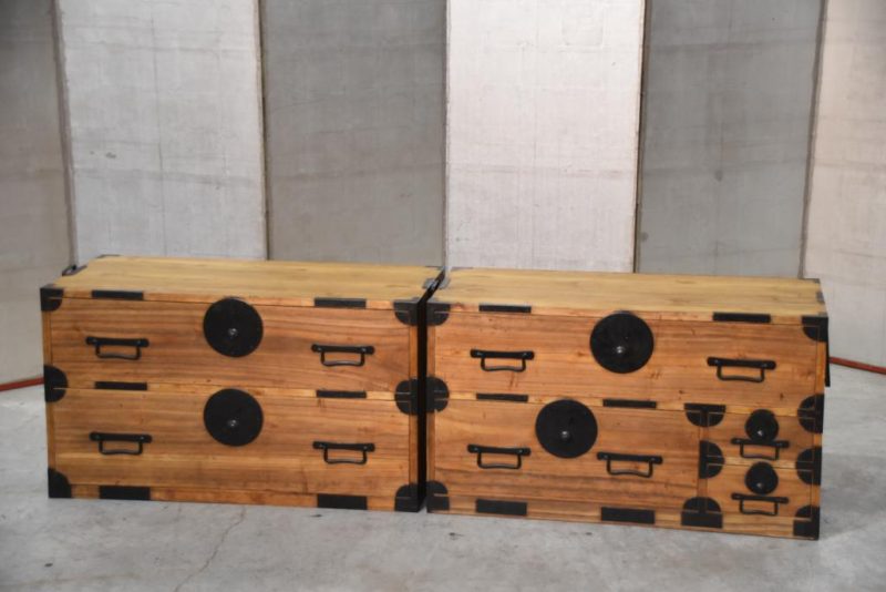 Antique Japanese Clothing Chest on Chest Width:915mm - Image 3