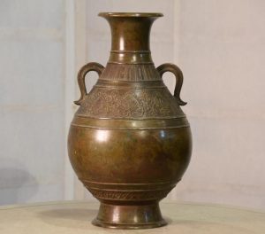 Japanese Bronze Vase