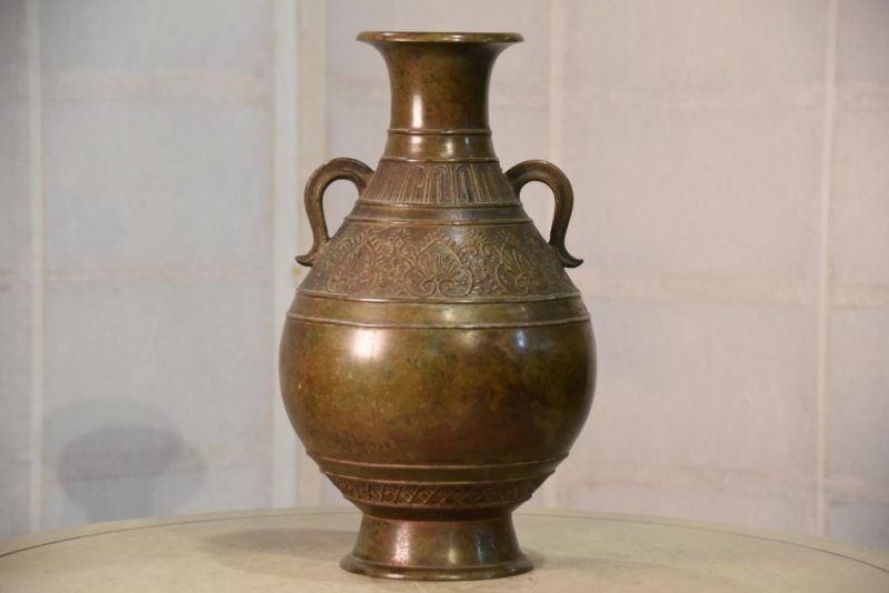 Japanese Bronze Vase