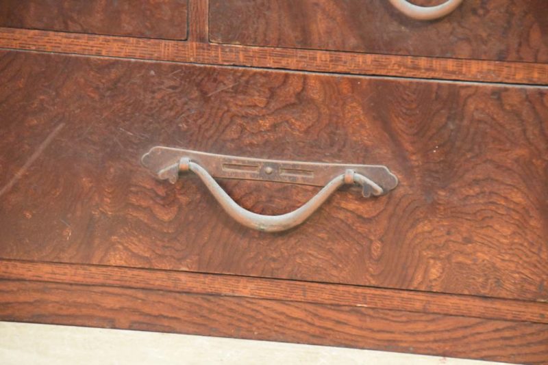Japanese Burled Elm Sewing Box - Image 10