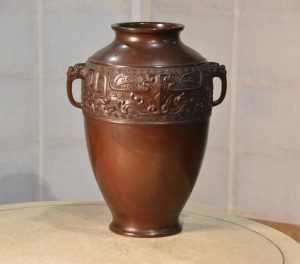 Japanese Bronze Vase