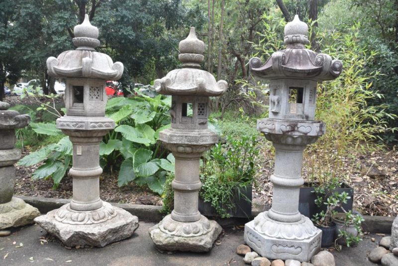 Antique Garden Lantern from Kyoto Height:2200mm
