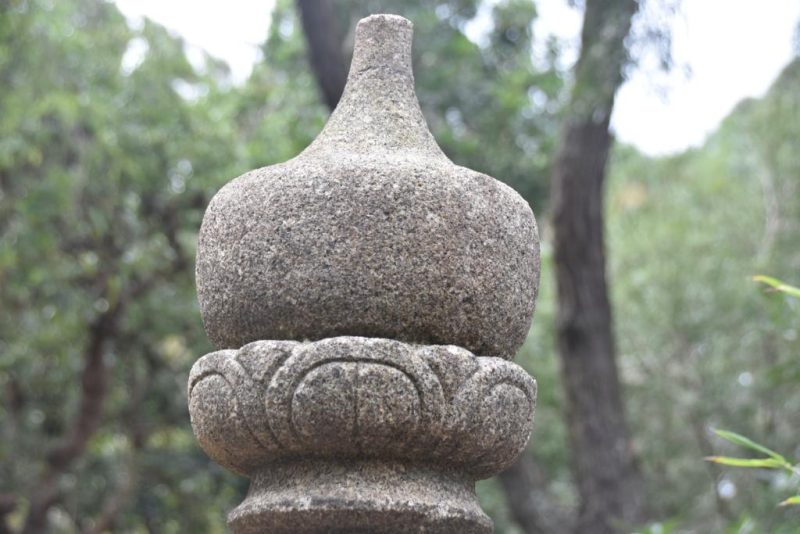 Antique Garden Lantern from Kyoto Height:2200mm - Image 4