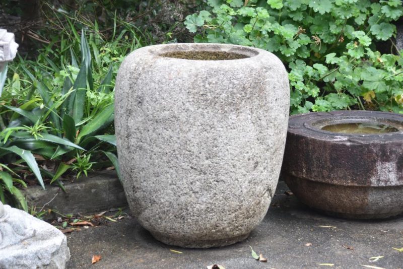 Antique Granite Basin from Kyoto Height:680mm