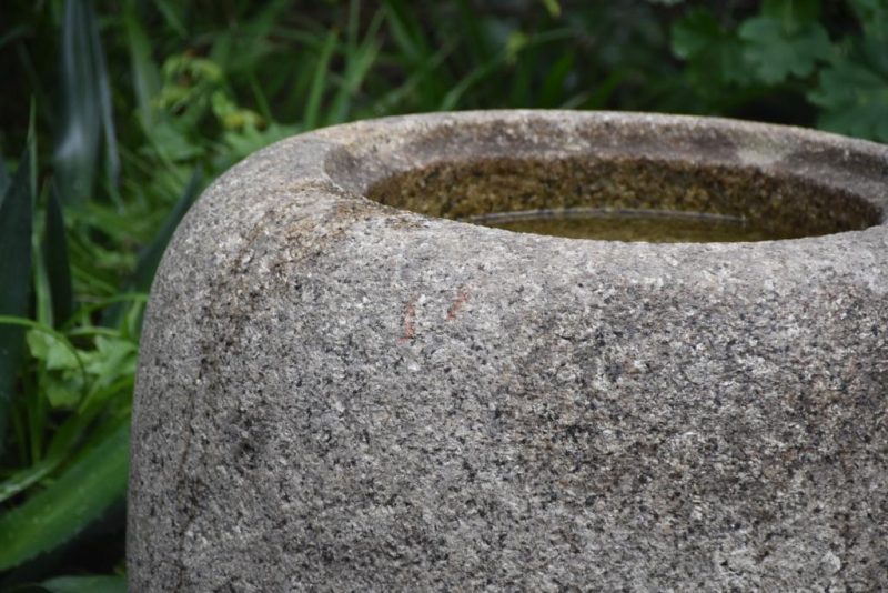 Antique Granite Basin from Kyoto Height:680mm - Image 6