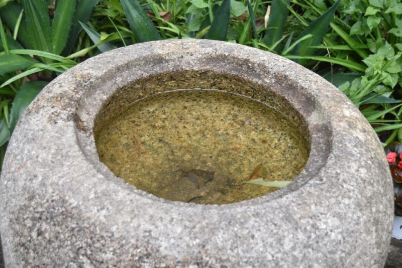 Antique Granite Basin from Kyoto Height:680mm - Image 4