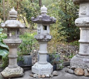 Vintage Garden Lantern from Kyoto Height:2300mm