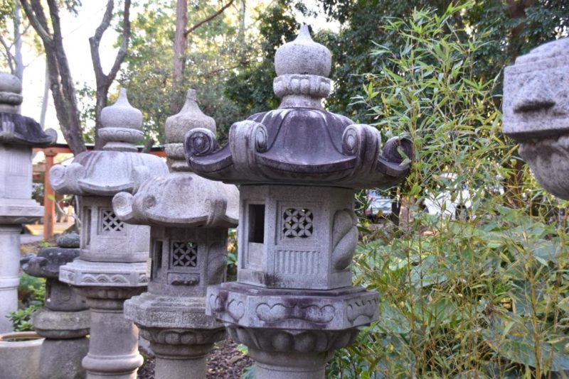 Vintage Garden Lantern from Kyoto Height:2300mm - Image 5