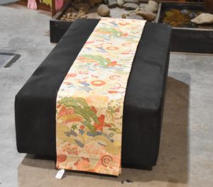 Vintage Brocade Obi Table Runner