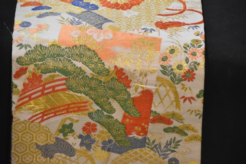 Vintage Brocade Obi Table Runner - Image 2