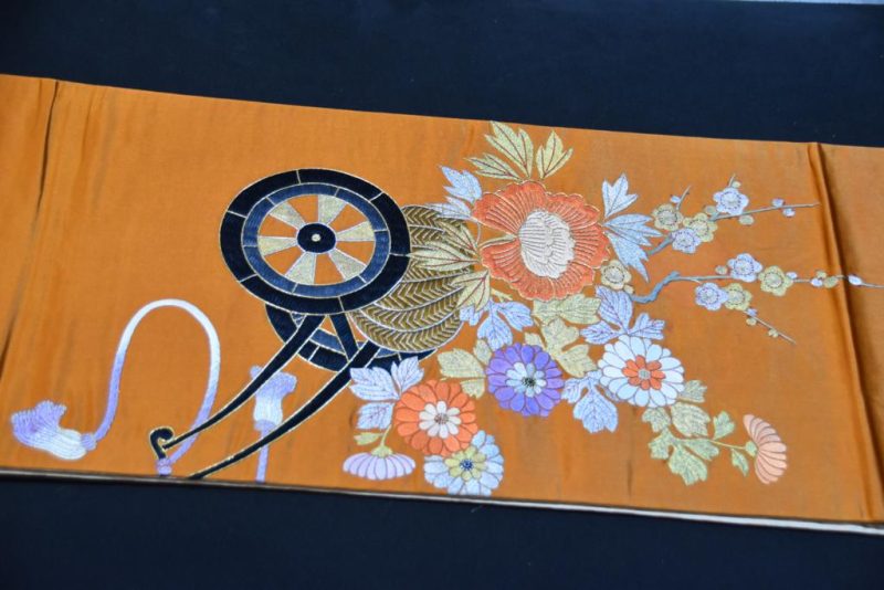 Vintage Fukuro Obi Sash - Image 9