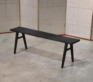 Filipino Wooden Wave Bench Width:1220mm