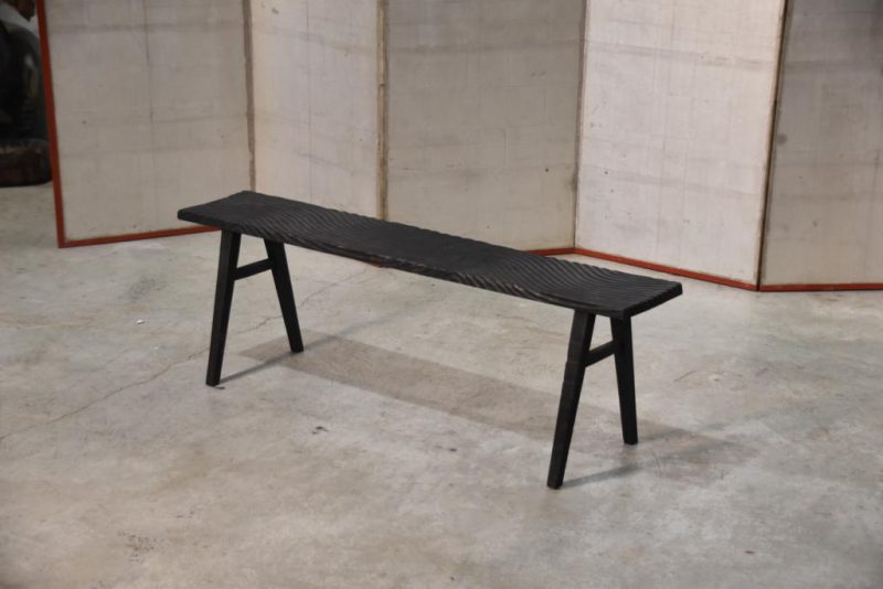 Filipino Wooden Wave Bench Width:1220mm