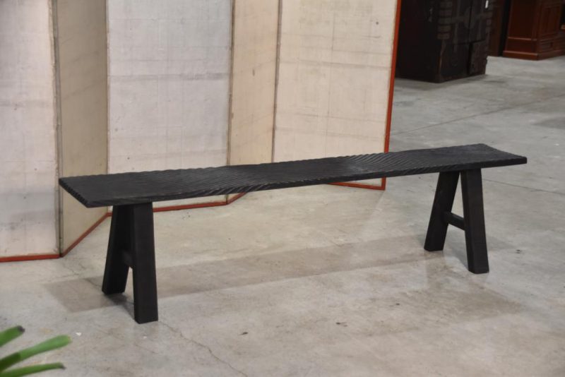 Filipino Wooden Wave Bench Width:1850mm - Image 10