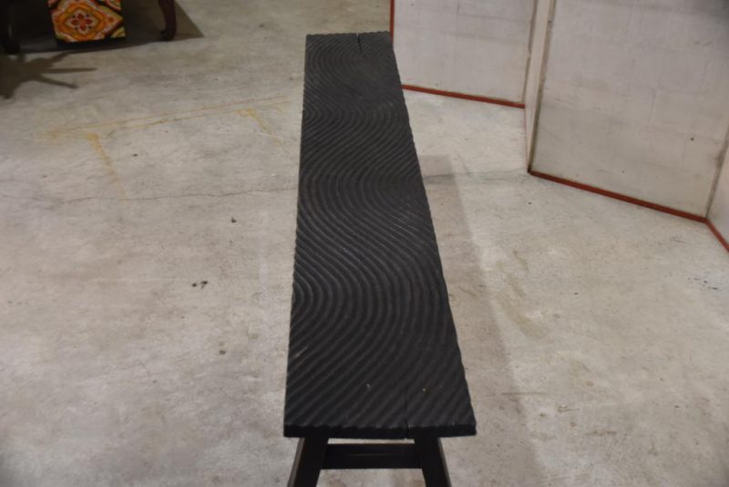 Filipino Wooden Wave Bench Width:1850mm - Image 5