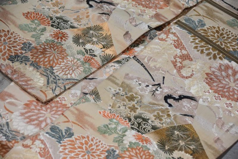 Vintage Japanese Table Runner (Maru Obi) Width:4000mm - Image 3